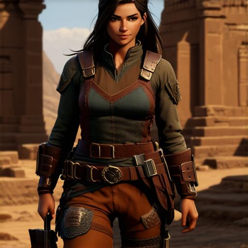 What is the name of the female character in the video game “tomb raider”?